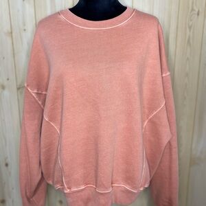 Cozy Orange Oversized Sweatshirt